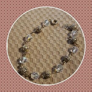 Vintage crystal bracelet